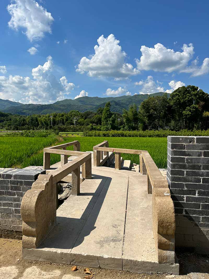 日喀则布花岗岩仿古石材景区使用案例