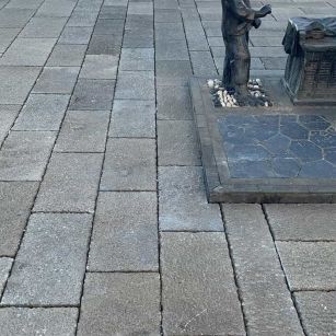 日喀则布仿古石铺装效果