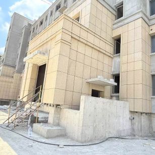 日喀则布 黄金麻干挂，工地实拍