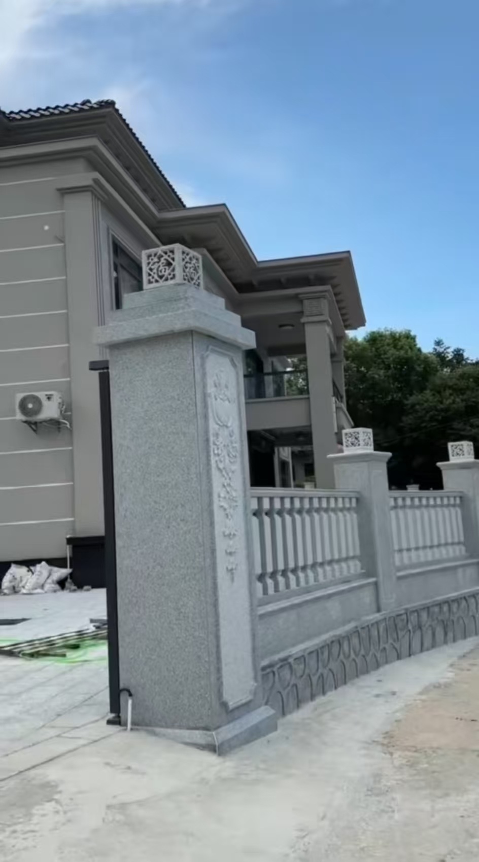 日喀则布 芝麻白别墅围墙栏杆，私人订制