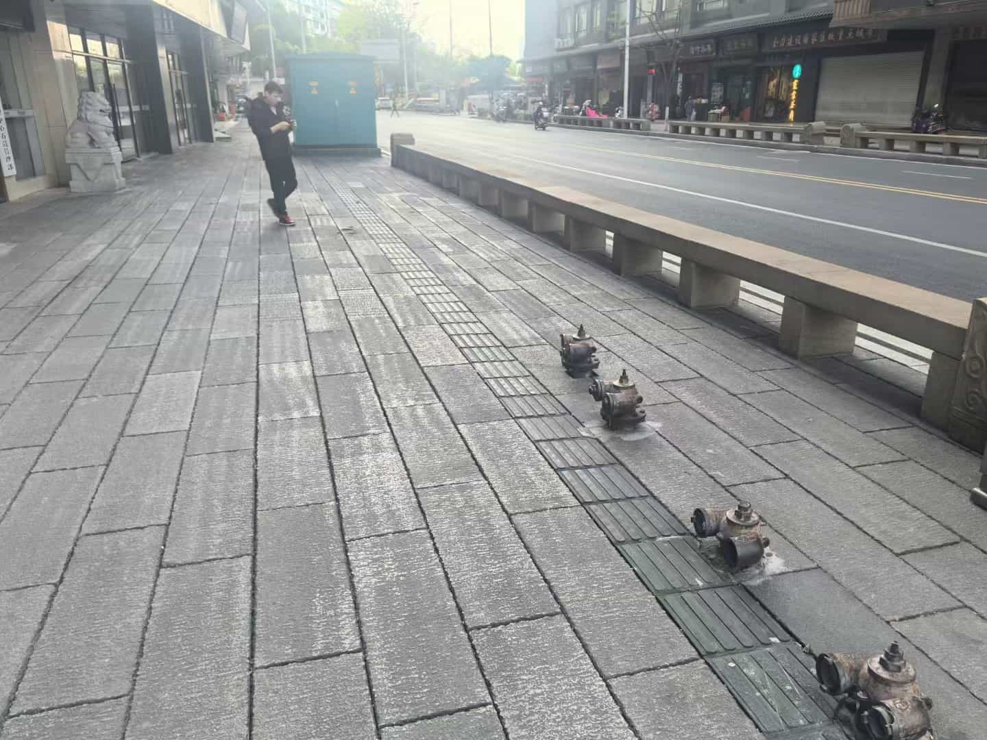 日喀则布仿古石铺装效果