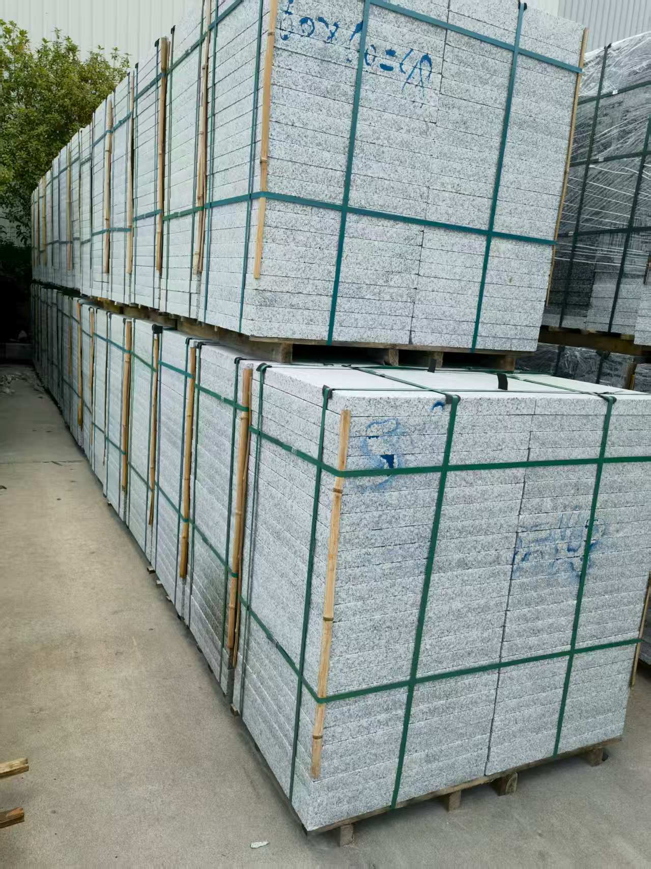 日喀则布 大花芙蓉白火烧成品，市政园林广场地铺石
