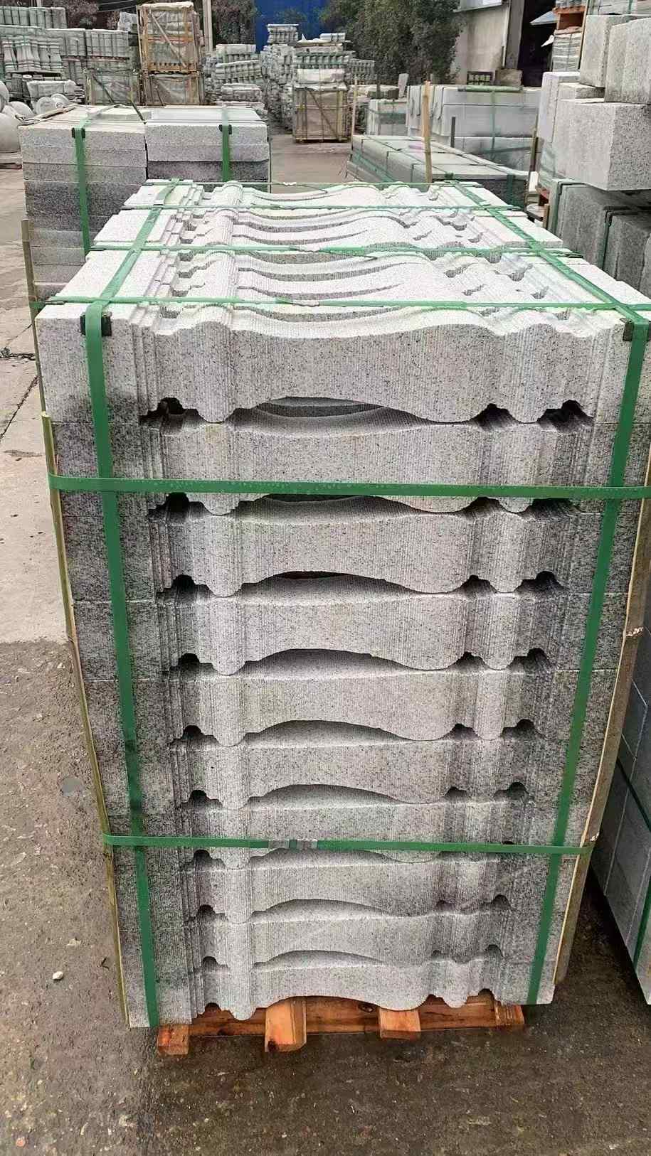 日喀则布 芝麻白方形拉丝面，栏杆花瓶柱