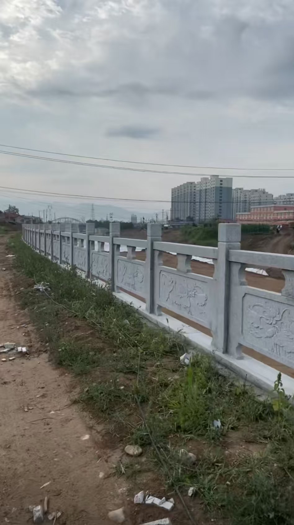 日喀则布 石材河道栏杆