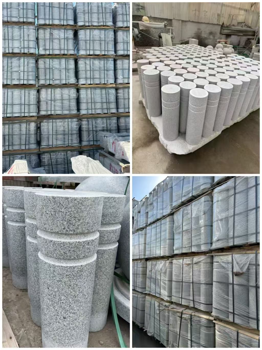 日喀则布 芝麻白花岗岩挡车柱、隔离柱多少钱